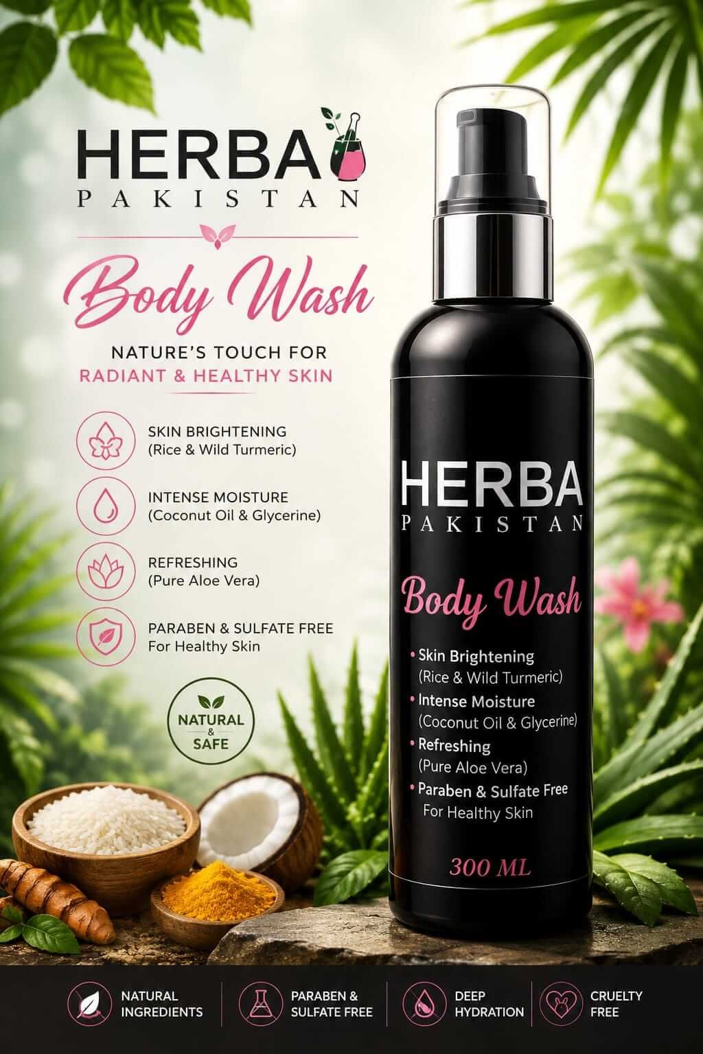 Herba Herbal Body Wash