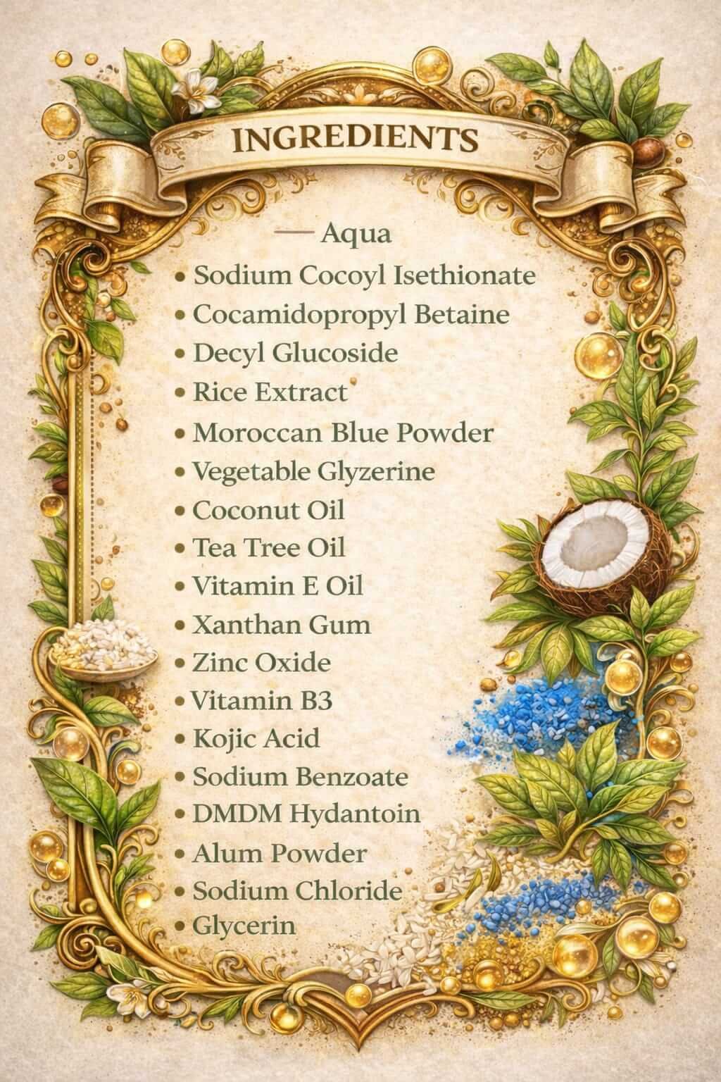 Herba Moroccan Blue Face Wash - Image 2