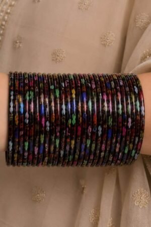 Multi-color PVC 3D Engraved Bangles